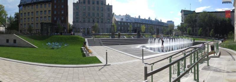 Quebec City Hall Gardens